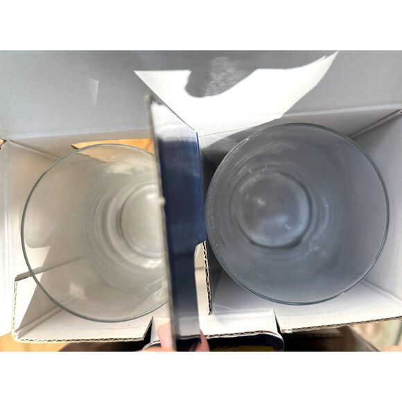 NWT VTG Polo Ralph Lauren Crystal Etch Polo Player Highball Glasses SZ 14OZ RARE - Picture 4 of 13